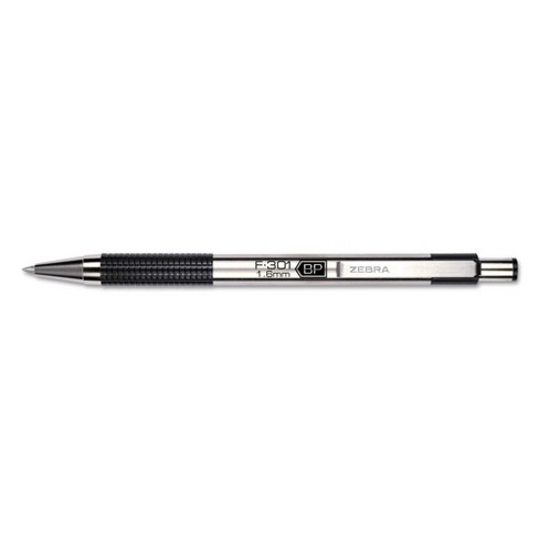 Zebra F 301 Bold Ballpoint Pen Black 12 Per Set Target