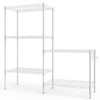 SEVOBAL Utility Storage Shelves 5-Layer Display Rack with Adjustable Layer Spacing, Plug-In Deformable Structure, White, 21.3"*11.4"*59" - 3 of 4