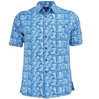 Weekender Men's Mariana Hawaiian Print Short Sleeve Shirt