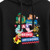 Women's - Disney - Another Day Of Being Awesome Cropped Graphic Hoodie - 2 of 3