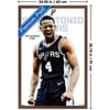 Trends International NBA San Antonio Spurs - De'Aaron Fox Feature Series 25 Framed Wall Poster Prints - 3 of 4