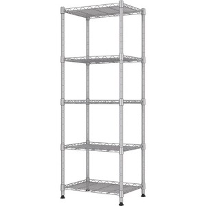 5-Wire Shelving Metal Storage Rack Adjustable Shelves,Standing Storage Shelf Units - 1 of 4