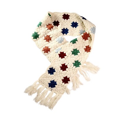Crochet Patch Scarf_Nirvanna Designs