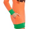 Womens Cute Pumpkin Halloween Costume Dress - Jack O Lantern Costume Dress Adult - 4 of 4