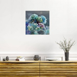 iCanvas Abstract Hydrangea Dark by Danhui Nai Canvas Print Wall Art - 1 of 3