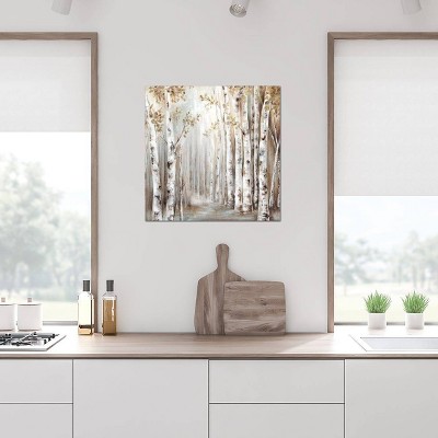 iCanvas Sunset Birch Forest III by Eva Watts Canvas Print Wall Art