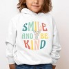 The Juniper Shop Mini Smiley Smile and Be Kind Aria Toddler Hoodie - 3 of 4