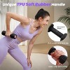 4-in-1 Adjustable Dumbbell Set, 5LB Hand Weights for Women with Soft TPU Rubber Handle for Home Gym Training - 4 of 4