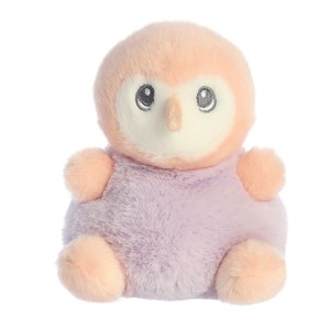 ebba Lil Biscuits 5.5" Baby Owl Pink Stuffed Animal - 1 of 4