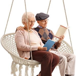 Sorbus Double Hammock Chair Macramé Swing, 300 Pound Capacity, Perfect for Indoor/Outdoor Home, Patio, Deck, Yard, Garden - 1 of 4