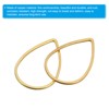 Unique Bargains Copper Versatile Durable Creative Earring Beading Hoop 30 Pcs - 4 of 4