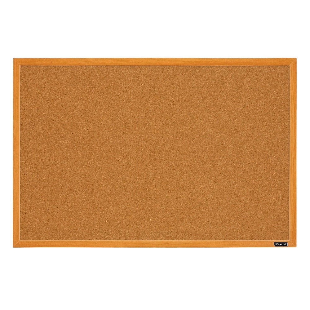 UPC 034138038215 product image for Quartet 24'' X 36'' Cork Bulletin Board Assorted Wood Finish Frame | upcitemdb.com