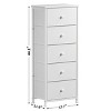 WOWLIVE 5 Drawer Dresser, Chest of drawers, Bedroom dresser, HD020 - 4 of 4