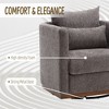 PAGED Swivel Barrel Chair Comfy Round Sofa Chair with 360-degree Rotation Base, Accent Chairs for Living Room - 4 of 4