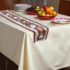 Unique Bargains Christmas Table Runner Polyester Red Beige Yellow Green 71x14 Inch 1 Pc - 2 of 4