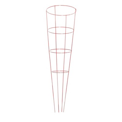 16"x54" Metal Heavy Duty Plant  5pk - Red - Glamos Wire
