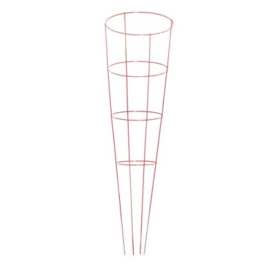 16"x54" Metal Heavy Duty Plant  5pk - Red - Glamos Wire