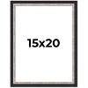 PosterPalooza | Simple Silver Picture Frame - UV Acrylic, Foam Board Backing, Hanging Hardware - 2 of 4