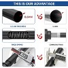 Shower Curtain Rod - Never Rust Non-Slip 43-72 Inch Stainless Steel - 4 of 4