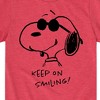 Boys' - Peanuts - Cool Joe Keep On Smiling Short Sleeve Graphic T-Shirt - 2 of 4