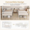 Twin Over Twin Bunk Bed with High Guardrails and Integrated Ladder - 4 of 4