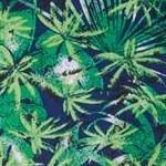 navy palm print