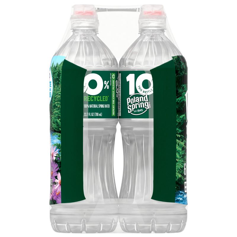 Poland Spring Brand 100% Natural Spring Water - 6pk/23.7 fl oz Sport Cap Bottles, 4 of 9