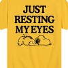 Boys' - Peanuts - Resting My Eyes Snoopy Short Sleeve Graphic T-Shirt - 2 of 4