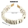 Unique Bargains Women's All Hair Solid Color Pleated Headband 1 Pc - 4 of 4