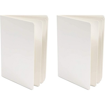 Bright Creations 2-Pack White Hardcover Blank Board Book Sketchbook for Kids (8 x 11 In, 6 Pages)