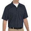 Red Kap Men's Short Sleeve Wrinkle-Resistant Cotton Work Shirt - image 3 of 3