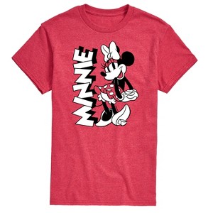 Men's - Disney - Minnie Black and White Animation Short Sleeve Graphic T-Shirt - 1 of 4