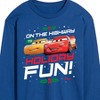 Men's - Disney - On The Highway To Holiday Fun Long Sleeve Graphic T-Shirt - 2 of 4