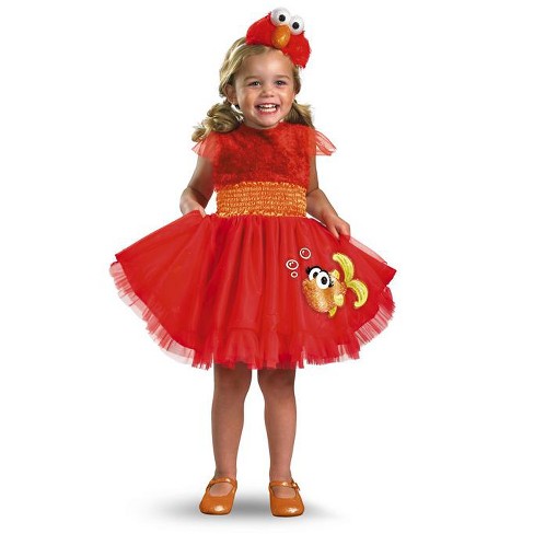 Sesame Street Sesame Street Frilly Elmo Toddler Child Costume Child 4 6x Target