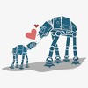 Women's Star Wars AT-AT Love T-Shirt - 2 of 4