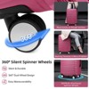 KTMBDW 6 Piece Luggage Set, ABS Hardside Expandable Suitcase with Spinner Wheels TSA Lock, Travel Suitcases for Men/Women - 3 of 4