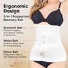 KeaBabies Revive 3 in 1 Postpartum Belly Band, Abdominal Binder Belly Wrap, Post Partum Recovery Waist Binder Shapewear - 2 of 4