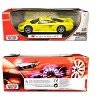 Saleen S7 Yellow 1/18 Diecast Model Car by Motormax - 3 of 3