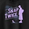 Juniors Womens Wednesday Thing Snap Twice Racerback Tank Top - 2 of 4