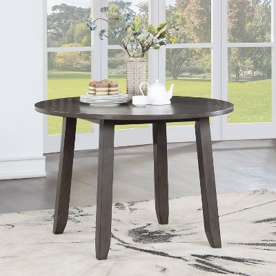 Yorktown Gray Solid Wood 5-Piece Dining Set with Upholstered Chairs