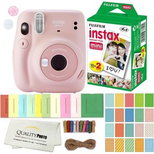 FUJIFILM INSTAX Mini 11 Instant Film Camera Plus Instax Film Accessories Stickers Hanging Frames Microfiber Cloth - 1 of 4