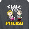 Women's - Peanuts - Time To Polka Graphic Racerback Tank - 2 of 4