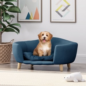 Kumasinova Small Dog Bed,Modern Dog Couch Bed with Plush Cushion & Birch Legs,Cozy Pet Bed for Small Dogs & Puppies,Stylish Dog Furniture - 1 of 4