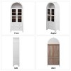 Vatros Tall Arched Cabinet with Adjustable Shelves - 4 of 4