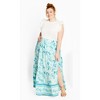 Women's Plus Size Pretty Thing Skirt - seafoam | CITY CHIC - image 4 of 4