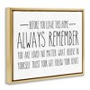 Stupell Industries Follow Your Heart Motivational Quote Casual Phrase, 25" x 31" - 3 of 4