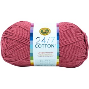 Lion Brand 24/7 Cotton Yarn - 1 of 2