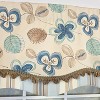 RLF Home 100% Cotton Jolly Glory  Fully lined Windows Rod Pocket Valance 50" x 16"  Cream - 4 of 4