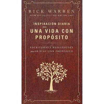 Inspiración Diaria Para Una Vida Con Propósito - by  Rick Warren (Hardcover)