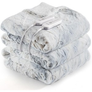 Heated Blanket, Tie Dye Heating Blanket for Bedding, With 5 Heat Settings, Fast Heating, Soft and Comfy, Machine Washable - 1 of 4